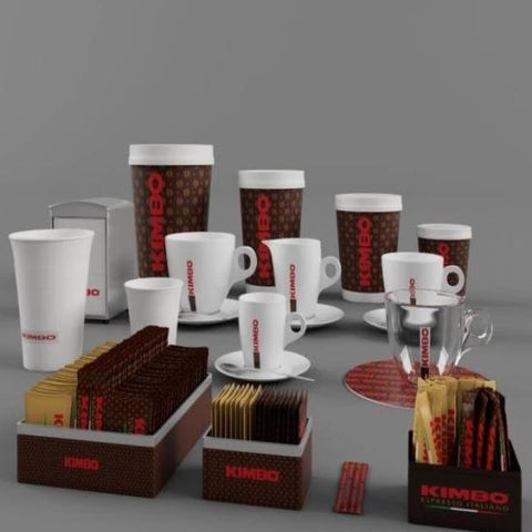 Kimbo Branded Large Sugar Packet Holder