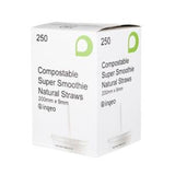 Compostable Smoothie White Straws