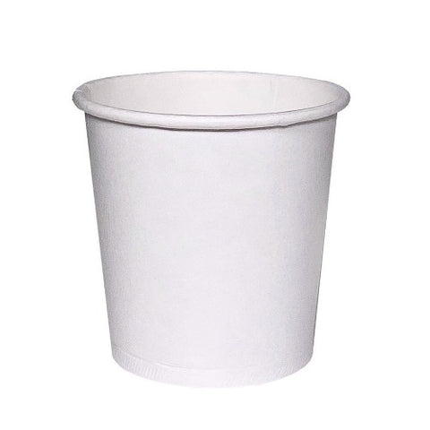 4oz Single Wall Coffee Cup (White) 50s