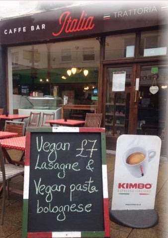 Kimbo Coffee Pavement Sign
