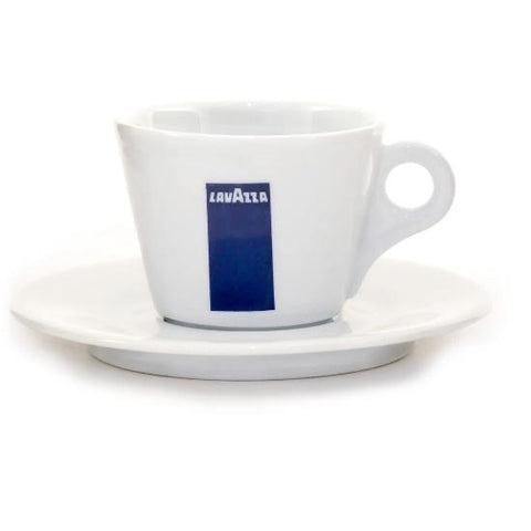 8oz Lavazza 6 Cappuccino Cups & Saucers