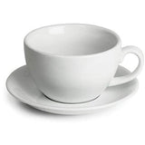 Unbranded White 12oz Cup and Saucer