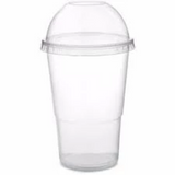 12-16oz Clear PET Dome Smoothie Lid 1000s