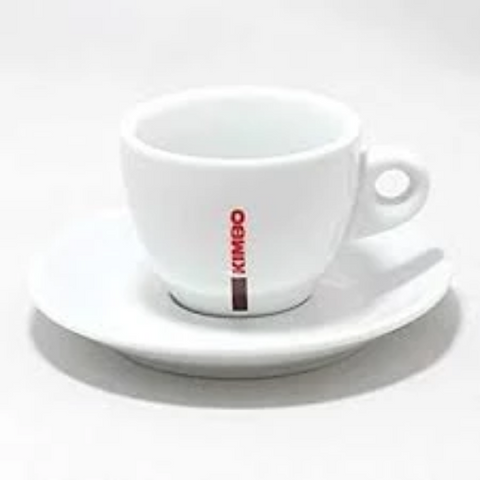 Kimbo Branded 6 X 10oz Cappuccino Cup & Saucer